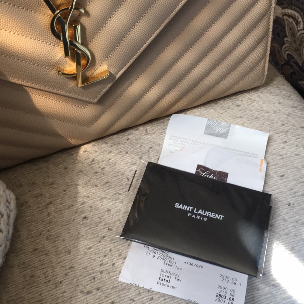 YSL large envelope bag - Picture 6 of 7